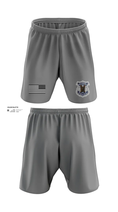 Willoughby Police K9 Unit 23687363 Athletic Shorts With Pockets - 32