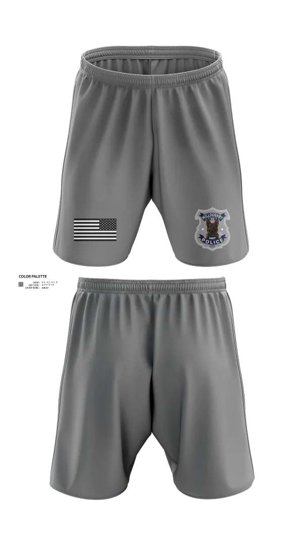 Athletic Shorts With Pockets, Willoughby Police K9 Unit, Police, Teamtime, Team time, sublimation, custom sports apparel, team uniforms, spirit wear, spiritwear, sports uniforms, custom shirts, team store, custom team store, fundraiser sports, apparel fundraiser