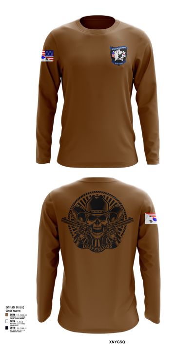 Desperados 24416506 Long Sleeve Performance Shirt 101