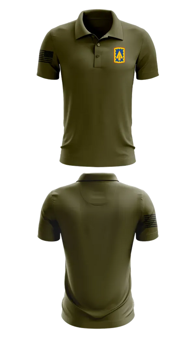 108th Air Defense Artillery Brigade 44392598 Short Sleeve Performance Polo - 42