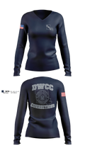 David Wade Correctional Center Women's Long Sleeve V-neck Shirt - 7