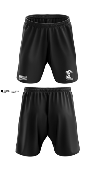 Athletic Shorts With Pockets, JD Construction and Associates, , Teamtime, Team time, sublimation, custom sports apparel, team uniforms, spirit wear, spiritwear, sports uniforms, custom shirts, team store, custom team store, fundraiser sports, apparel fundraiser
