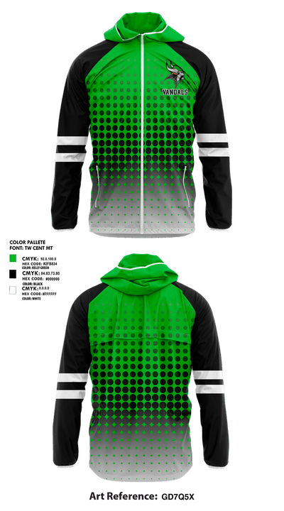 Vandals 92308603 Windbreaker - 1