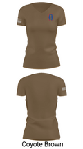 100th BN 442nd IN 13919560 Women's Short Sleeve V-neck Shirt - 8