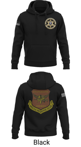 Hoodie, Evangeline Parish Sheriffs Office S.R.T, Police, Teamtime, Team time, sublimation, custom sports apparel, team uniforms, spirit wear, spiritwear, sports uniforms, custom shirts, team store, custom team store, fundraiser sports, apparel fundraiser