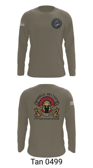 Long Sleeve Performance Shirt, Charlie Battery 2-114th FA, , Teamtime, Team time, sublimation, custom sports apparel, team uniforms, spirit wear, spiritwear, sports uniforms, custom shirts, team store, custom team store, fundraiser sports, apparel fundraiser