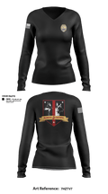 Camp Pendleton K9 72511589 Women's Long Sleeve V-neck Shirt - 1