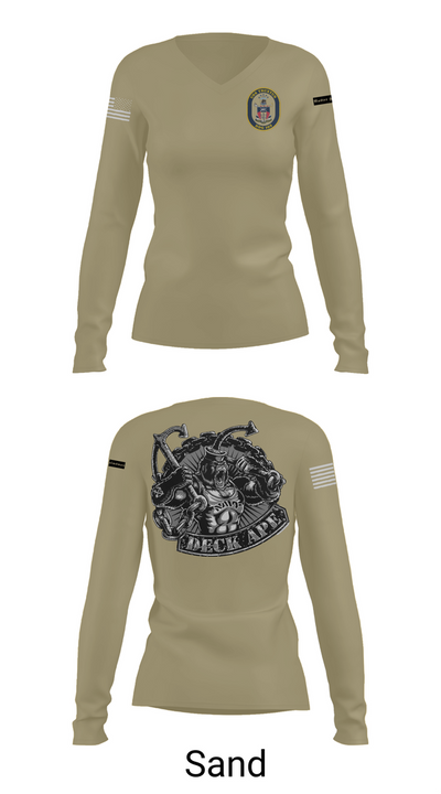 DDG 103 10748944 Women's Long Sleeve V-neck Shirt - 92