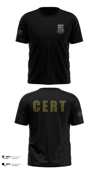 Short Sleeve Performance Shirt, Chester County Prison Emergency Response Team CERT, Police, Teamtime, Team time, sublimation, custom sports apparel, team uniforms, spirit wear, spiritwear, sports uniforms, custom shirts, team store, custom team store, fundraiser sports, apparel fundraiser