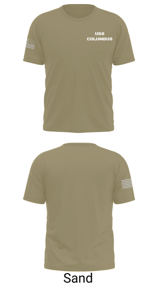 Short Sleeve Performance Shirt, USS COLUMBUS, , Teamtime, Team time, sublimation, custom sports apparel, team uniforms, spirit wear, spiritwear, sports uniforms, custom shirts, team store, custom team store, fundraiser sports, apparel fundraiser
