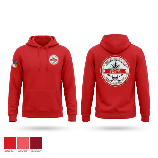 Hoodie, Georgia emergency search and rescue, EMS/EMT, Teamtime, Team time, sublimation, custom sports apparel, team uniforms, spirit wear, spiritwear, sports uniforms, custom shirts, team store, custom team store, fundraiser sports, apparel fundraiser