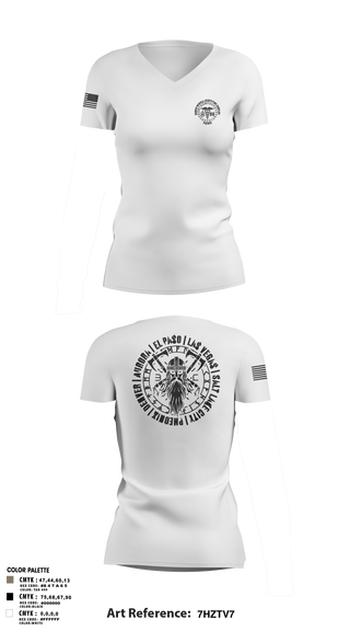 Womens Short Sleeve Vneck Shirt, Denver MRCO, , Teamtime, Team time, sublimation, custom sports apparel, team uniforms, spirit wear, spiritwear, sports uniforms, custom shirts, team store, custom team store, fundraiser sports, apparel fundraiser