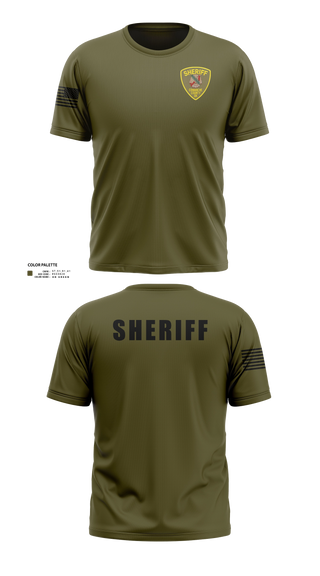 Old School Cotton Feel Shirt, Comanche County Sheriffs Office, Police, Teamtime, Team time, sublimation, custom sports apparel, team uniforms, spirit wear, spiritwear, sports uniforms, custom shirts, team store, custom team store, fundraiser sports, apparel fundraiser