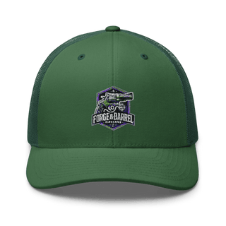 Forge & Barrel Firearms 85618351 Retro Trucker Hat | Yupoong 6606