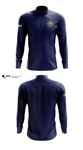 Quarter Zip Jacket, NTAG HEARTLAND 2026, Navy, Teamtime, Team time, sublimation, custom sports apparel, team uniforms, spirit wear, spiritwear, sports uniforms, custom shirts, team store, custom team store, fundraiser sports, apparel fundraiser