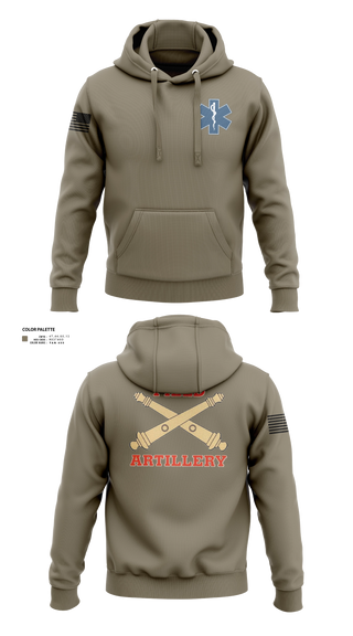 Hoodie, 1-118th FA, National Guard, Teamtime, Team time, sublimation, custom sports apparel, team uniforms, spirit wear, spiritwear, sports uniforms, custom shirts, team store, custom team store, fundraiser sports, apparel fundraiser