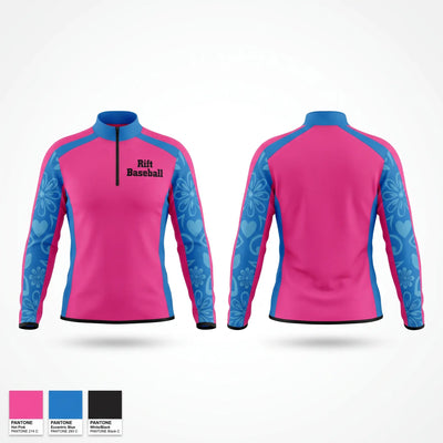 Rift Baseball Quarter Zip Jacket - 1