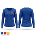 Central Oregon Rappellers Women's Long Sleeve V-neck Shirt - 1