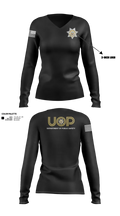 Department of Public Safety 52773018 Women's Long Sleeve V-neck Shirt - 23