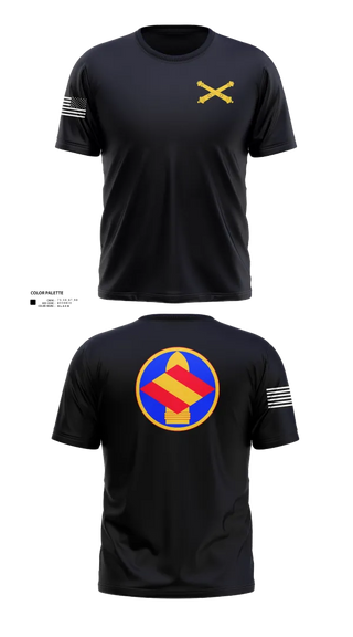 Short Sleeve Performance Shirt, HQ 142 FA BDE, National Guard, Teamtime, Team time, sublimation, custom sports apparel, team uniforms, spirit wear, spiritwear, sports uniforms, custom shirts, team store, custom team store, fundraiser sports, apparel fundraiser