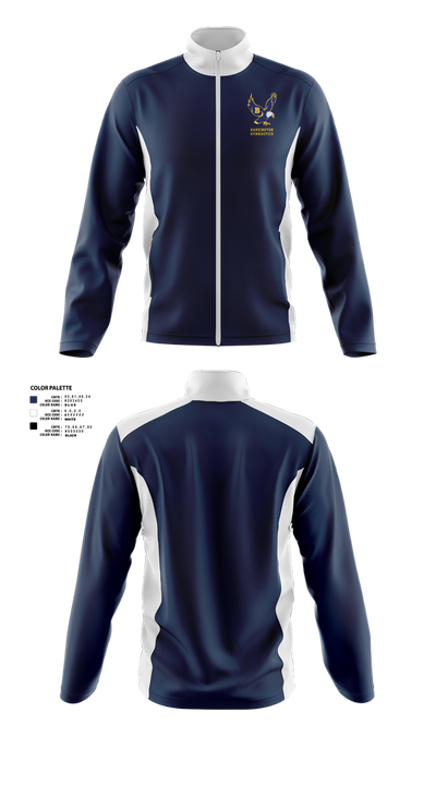 Barrington High School Gymnastics 6144044 Fleece Jacket - 22