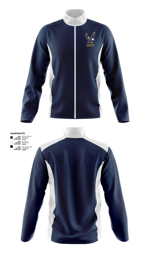 Fleece Jacket, Barrington High School Gymnastics, Spirit Store, Teamtime, Team time, sublimation, custom sports apparel, team uniforms, spirit wear, spiritwear, sports uniforms, custom shirts, team store, custom team store, fundraiser sports, apparel fundraiser