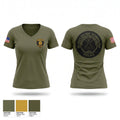 Gloucester Township Police DMO Unit Women's Short Sleeve V-neck Shirt - 1