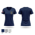 Criminal investigations bureau 24496085 Women's Short Sleeve V-neck Shirt - 1