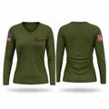 SSU NROTC Women's Long Sleeve V-neck Shirt - 1