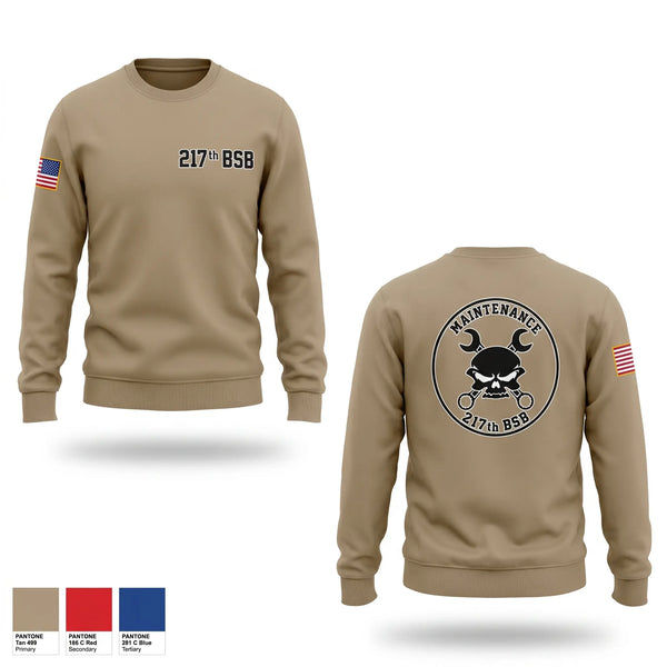 Crew Neck Sweatshirt, 217th BSB, National Guard, Teamtime, Team time, sublimation, custom sports apparel, team uniforms, spirit wear, spiritwear, sports uniforms, custom shirts, team store, custom team store, fundraiser sports, apparel fundraiser