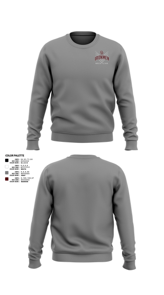 Crew Neck Sweatshirt, Don Bosco Wrestling 26-27, Wrestling, Teamtime, Team time, sublimation, custom sports apparel, team uniforms, spirit wear, spiritwear, sports uniforms, custom shirts, team store, custom team store, fundraiser sports, apparel fundraiser