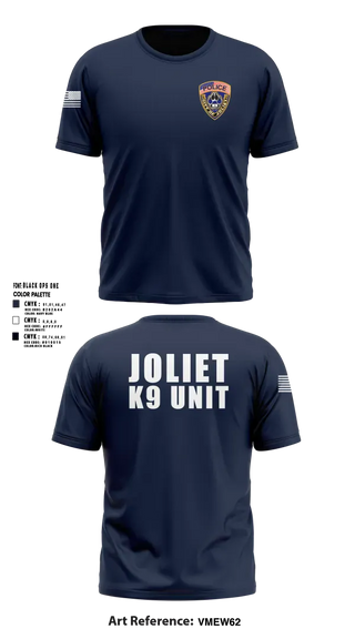 Old School Cotton Feel Shirt, Joliet Police K-9 Unit, Police, Teamtime, Team time, sublimation, custom sports apparel, team uniforms, spirit wear, spiritwear, sports uniforms, custom shirts, team store, custom team store, fundraiser sports, apparel fundraiser