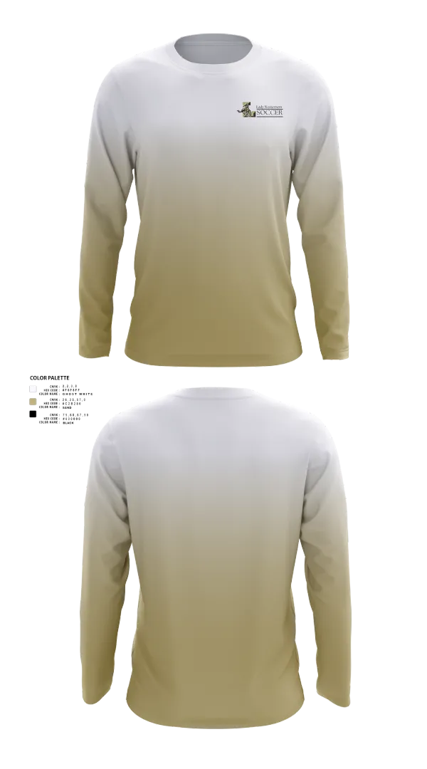 Long Sleeve Performance Shirt, Lady Westerners, Women's Soccer, Teamtime, Team time, sublimation, custom sports apparel, team uniforms, spirit wear, spiritwear, sports uniforms, custom shirts, team store, custom team store, fundraiser sports, apparel fundraiser