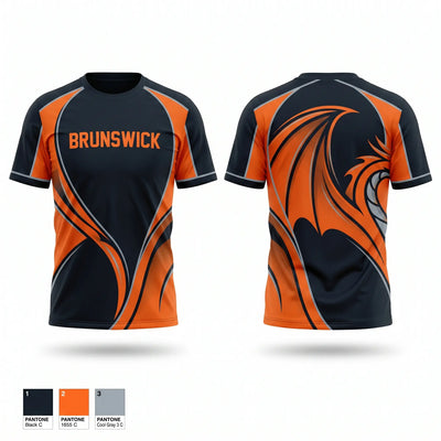 Brunswick Dragons Short Sleeve Performance Shirt - 2