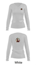 413th CSB 92943475 Women's Long Sleeve V-neck Shirt - 11