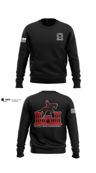 Crew Neck Sweatshirt, 630th Engineer Clearance Company, Army, Teamtime, Team time, sublimation, custom sports apparel, team uniforms, spirit wear, spiritwear, sports uniforms, custom shirts, team store, custom team store, fundraiser sports, apparel fundraiser