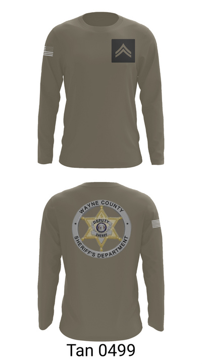 Wayne County Sheriff’s Department 8145507 Long Sleeve Performance Shirt 63