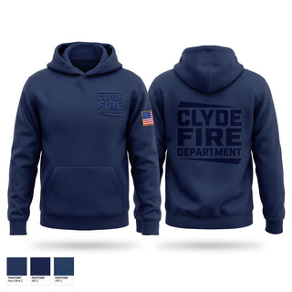 Hoodie, Clyde fire department, Fire Department, Teamtime, Team time, sublimation, custom sports apparel, team uniforms, spirit wear, spiritwear, sports uniforms, custom shirts, team store, custom team store, fundraiser sports, apparel fundraiser