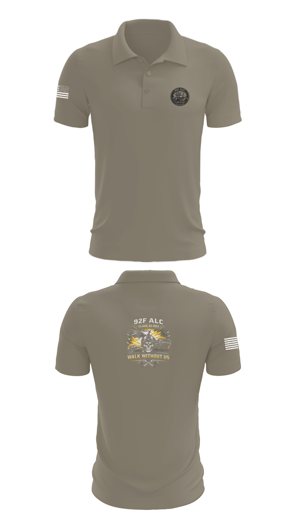 Short Sleeve Performance Polo, 92F ALC, National Guard, Teamtime, Team time, sublimation, custom sports apparel, team uniforms, spirit wear, spiritwear, sports uniforms, custom shirts, team store, custom team store, fundraiser sports, apparel fundraiser