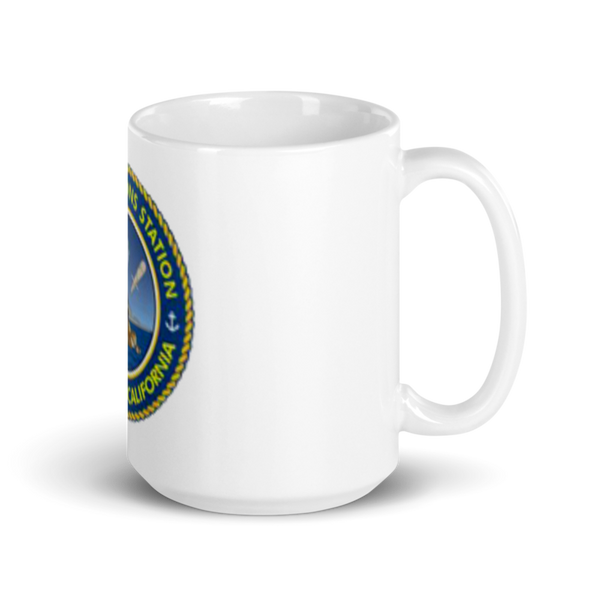 NWS (Naval Weapons Station) Seal Beach 83046355 White Glossy Mug - Large