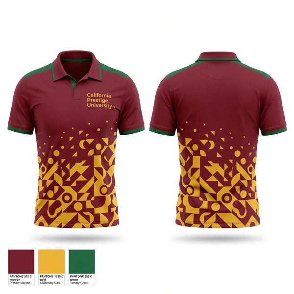 Short Sleeve Performance Polo, California Prestige University, Baseball, Teamtime, Team time, sublimation, custom sports apparel, team uniforms, spirit wear, spiritwear, sports uniforms, custom shirts, team store, custom team store, fundraiser sports, apparel fundraiser