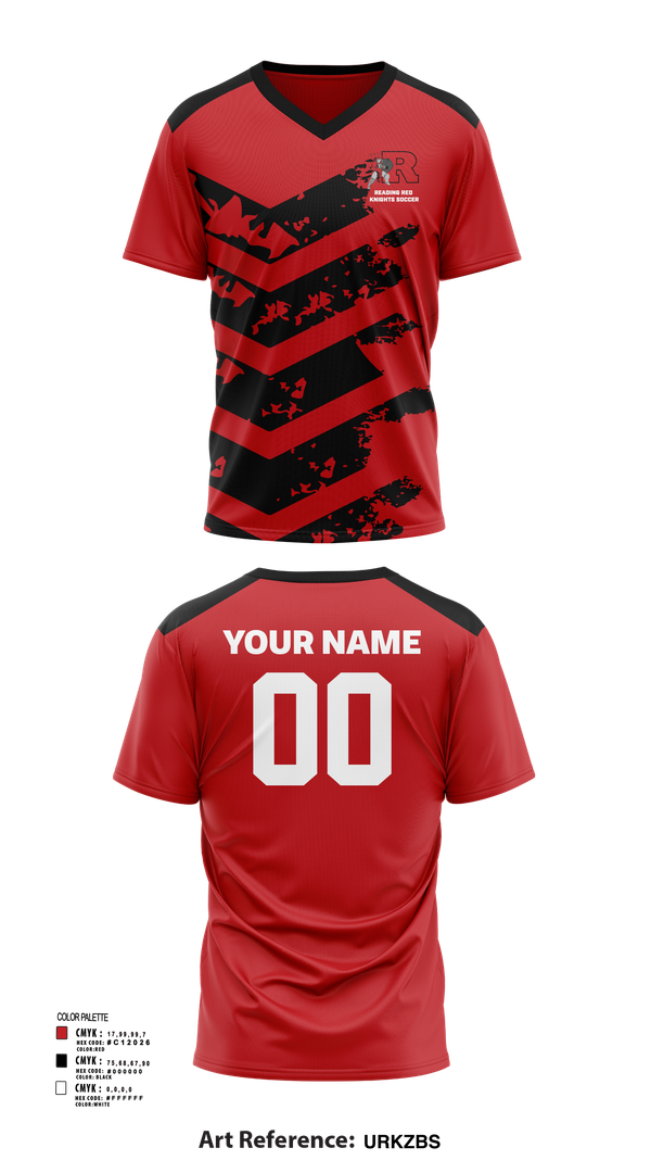 Womens Soccer Jersey, Reading Red Knights Soccer, Women's Soccer, Teamtime, Team time, sublimation, custom sports apparel, team uniforms, spirit wear, spiritwear, sports uniforms, custom shirts, team store, custom team store, fundraiser sports, apparel fundraiser