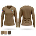 DET 835 82238528 Women's Long Sleeve V-neck Shirt - 1