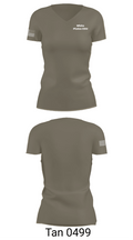 White Plains ESU 97672424 Women's Short Sleeve V-neck Shirt - 6