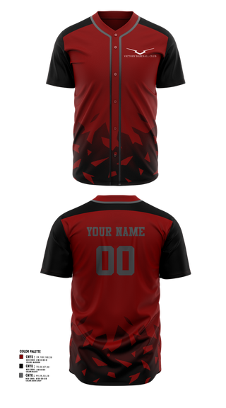 Full Button Baseball Jersey, Victory Baseball, Baseball, Teamtime, Team time, sublimation, custom sports apparel, team uniforms, spirit wear, spiritwear, sports uniforms, custom shirts, team store, custom team store, fundraiser sports, apparel fundraiser