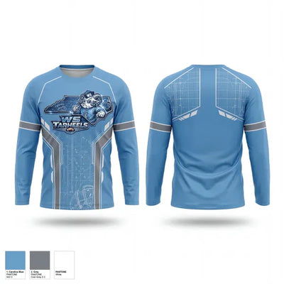 Winston Salem Tarheels 37026390 Long Sleeve Performance Shirt 1