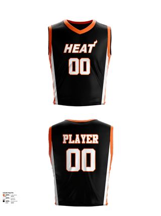 Mens Basketball Jersey, Hudson Heat, Men's Basketball, Teamtime, Team time, sublimation, custom sports apparel, team uniforms, spirit wear, spiritwear, sports uniforms, custom shirts, team store, custom team store, fundraiser sports, apparel fundraiser