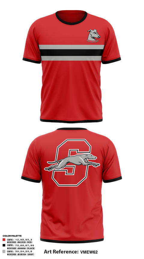 Old School Cotton Feel Shirt, Shorewood Greyhounds Golf, Golf, Teamtime, Team time, sublimation, custom sports apparel, team uniforms, spirit wear, spiritwear, sports uniforms, custom shirts, team store, custom team store, fundraiser sports, apparel fundraiser
