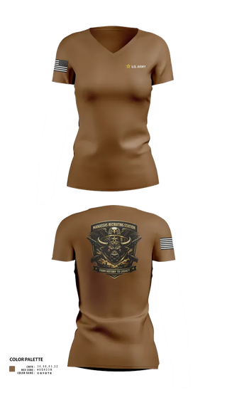 Womens Short Sleeve Vneck Shirt, Recruiter, Army, Teamtime, Team time, sublimation, custom sports apparel, team uniforms, spirit wear, spiritwear, sports uniforms, custom shirts, team store, custom team store, fundraiser sports, apparel fundraiser