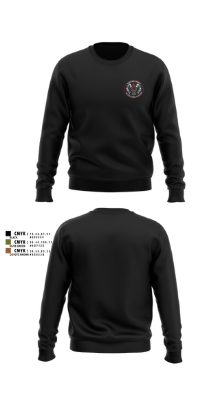 Crew Neck Sweatshirt, Operations Company 3d Intelligence Battalion, , Teamtime, Team time, sublimation, custom sports apparel, team uniforms, spirit wear, spiritwear, sports uniforms, custom shirts, team store, custom team store, fundraiser sports, apparel fundraiser